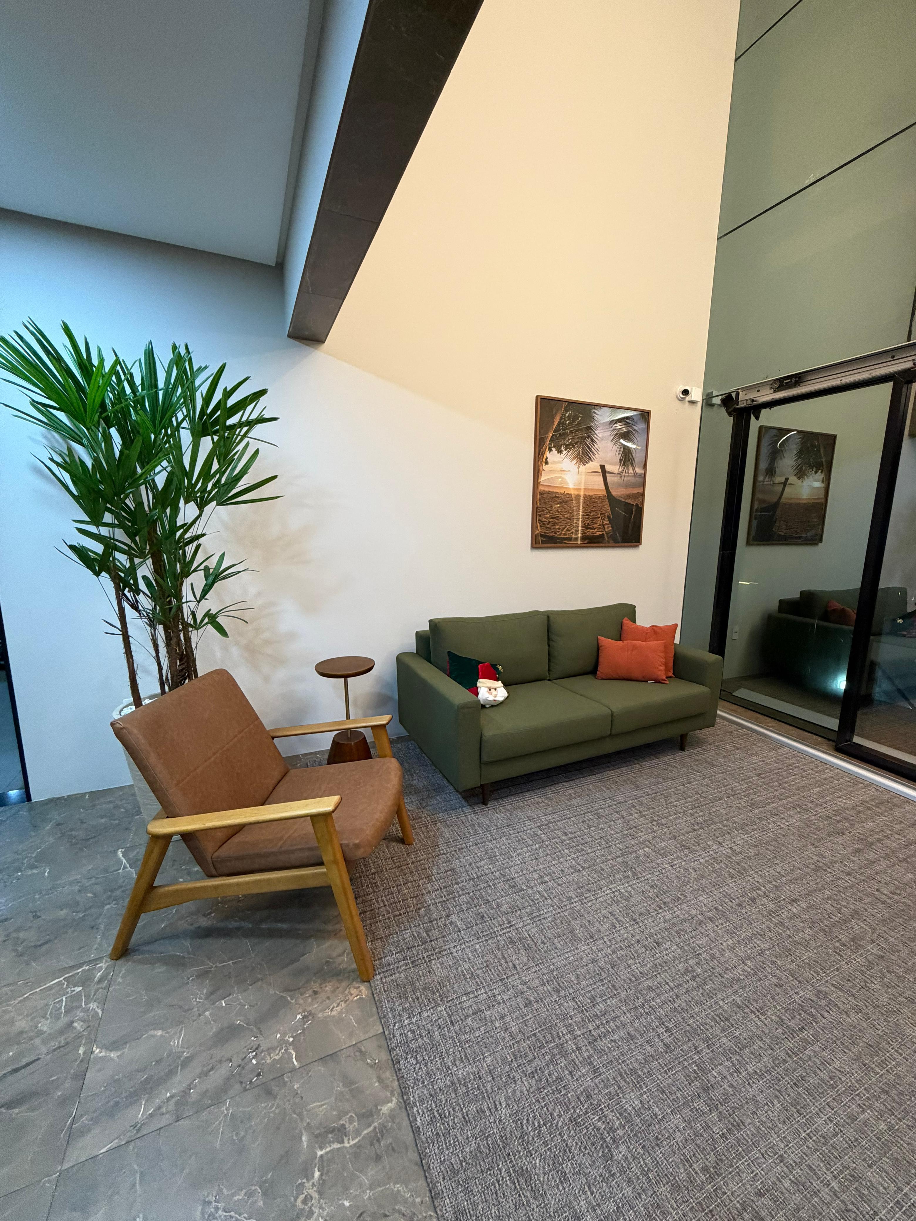 Hall de entrada decorado do Residencial Dubai